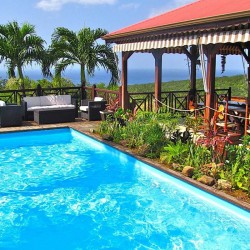 Deshaies - A stay in a Bungalow with private Jacuzzi 2N/6 pers. at 157.70€ / Night with 2 Caribbean meals