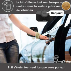 Hands-free car kit with voice commands ios/android | Guadeloupe