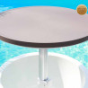 Guadeloupe cooler table: garden and pool table - outdoor furniture