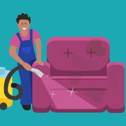 How to clean an armchair, how to clean a fabric sofa