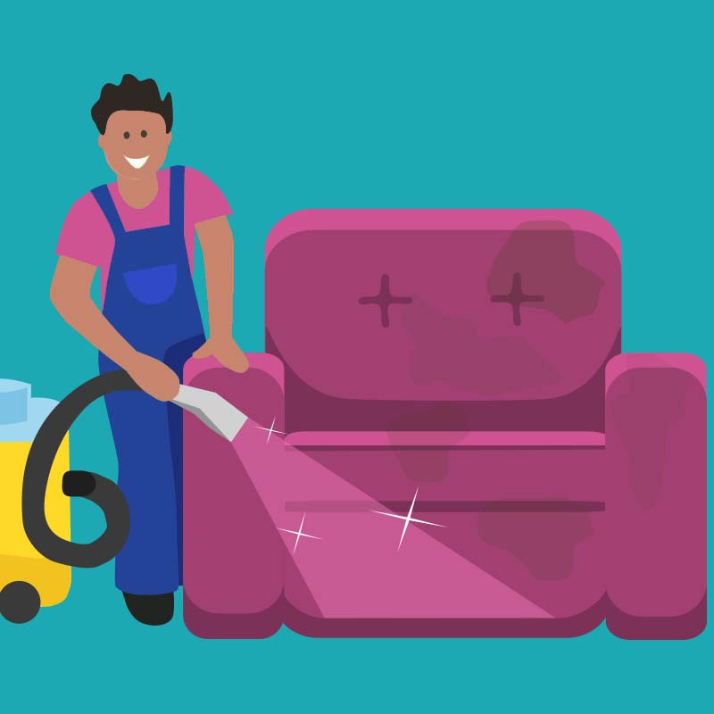 How to clean an armchair, how to clean a fabric sofa