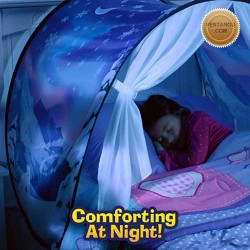 Luminous Tent Curtain for Children's Bed