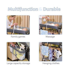 Folding baby changing table
