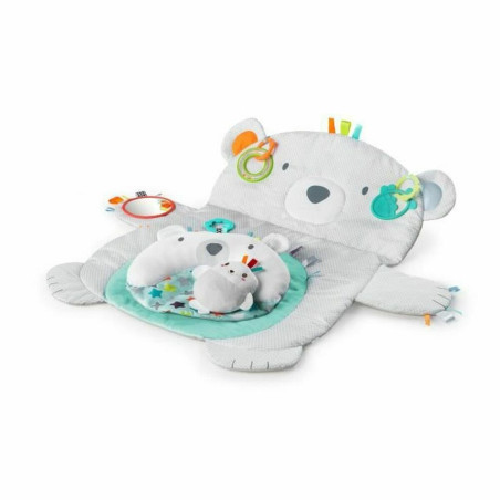 Tapis de jeu Bright Starts Polar Bear Tummy Time Prop & Play ™