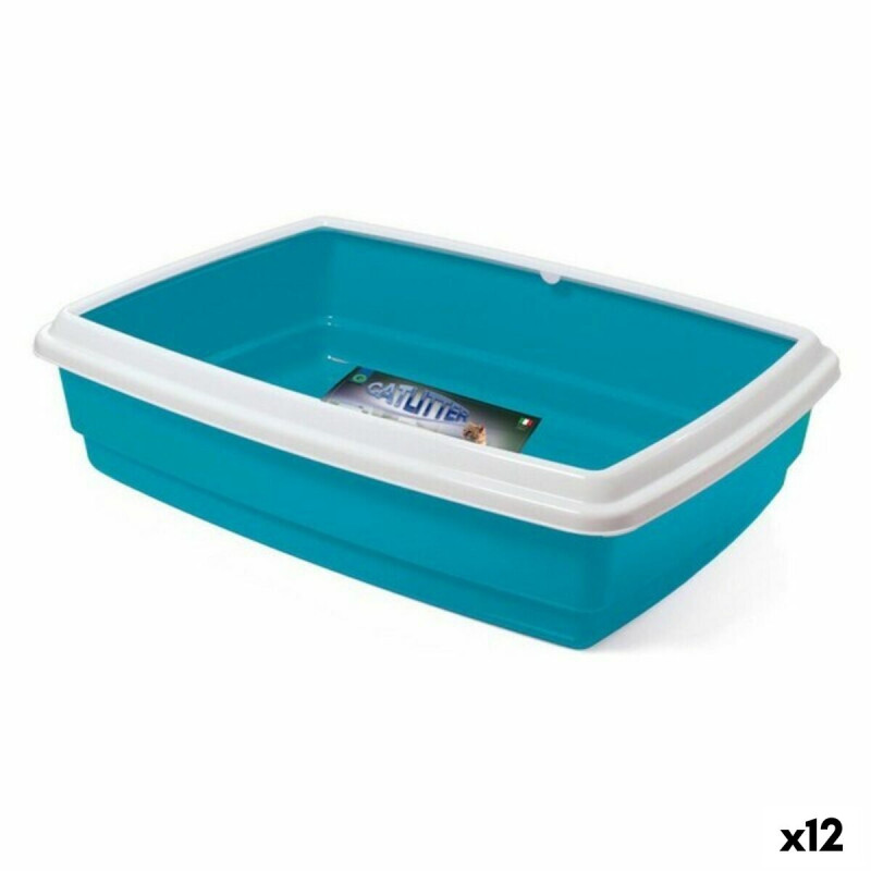 Cat Litter Box Georplast GP10552 Plastic 54 x 40 x 14 cm (12 Units) (5