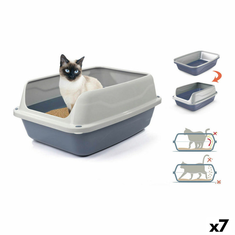 Bac à litière pour chats Georplast Sonic Plastique 44,5 x 34 x 18,5 