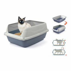 Bac à litière pour chats Georplast Sonic Plastique 44,5 x 34 x 18,5 