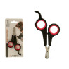 Nail clipper Black Red 6 x 0,5 x 11,5 cm Pets (24 Units)