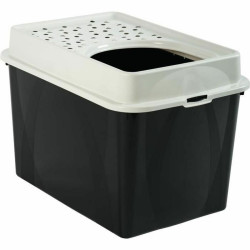 Cat Litter Box Rotho My Pet BERTY 57 x 40 x 33 cm White/Black