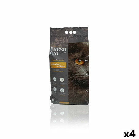 Sable pour chats Gloria Premium Charbon actif 5 kg 4 Unités