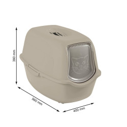 Cat Litter Box Rotho My Pet Light brown polypropylene 56 x 40 x 39 cm