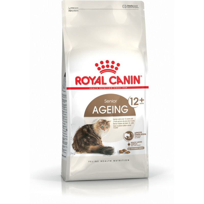 Cat food Royal Canin Senior Ageing 12+ Senior Chicken Vegetable Birds 