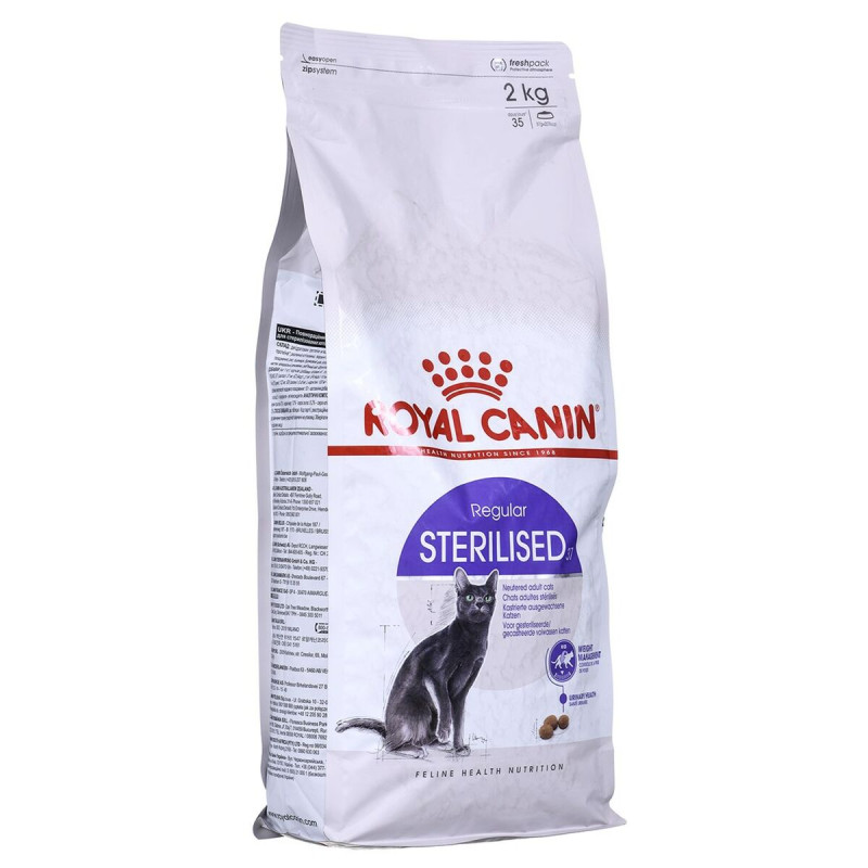 Aliments pour chat Royal Canin Sterilised Adulte Riz Maïs Oiseaux 2 K