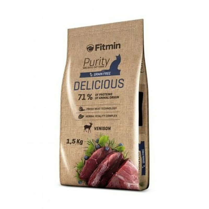 Cat food Fitmin Purity Delicious Adult Duck Wild Boar 1,5 Kg