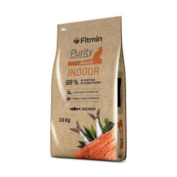 Aliments pour chat Fitmin Purity Indoor Adulte Poisson Morue 10 kg