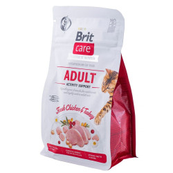 Cat food Brit Care Grain Free Activity Support Adult Adult Chicken Tur