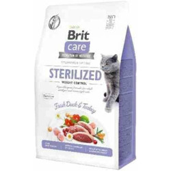 Aliments pour chat Brit Care Grain-Free Sterilized Weight Control Adul