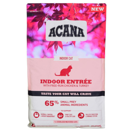 Aliments pour chat Acana Indoor Entrée Adulte Poulet Dinde Poisson La