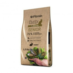 Cat food Fitmin Purity Senior Senior Chicken Lamb Rabbit 1,5 Kg