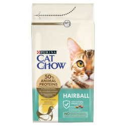 Aliments pour chat Purina CAT CHOW HAIRBALL CONTROLL Adulte Poulet 1,5