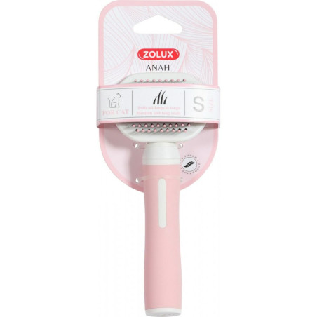 Brush Zolux 550002 Cat Small Soft Multicolour Pink Steel Plastic