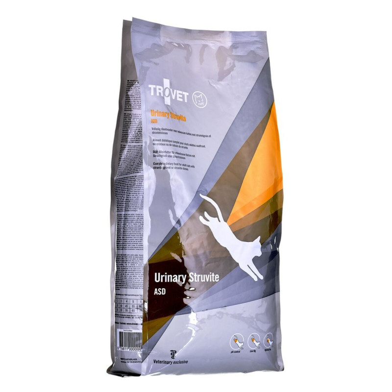 Aliments pour chat Trovet Urinary Struvite ASD Adulte Poulet 3 Kg