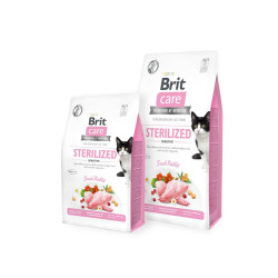 Aliments pour chat Brit Care Grain Free Sterilized Sensitive Adulte 7 