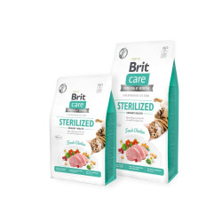 Aliments pour chat Brit Care Grain Free Sterilized Urinary Health Adul