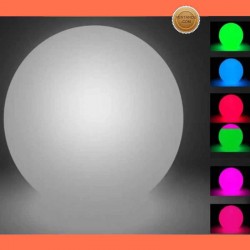 Boule LED Lumineuse Multicolore 30, 40, 50 ou 60 cm