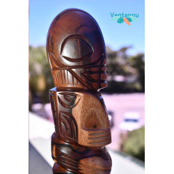 Traditional Polynesian Hand-carved Tiki