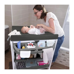 Table à Langer Baignoire 2en1 : Pour un Bain et un Change Pratiques de la Naissance à 12 Mois