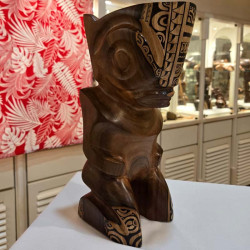 Tiki marquisien en bois de rose – Art Polynésien