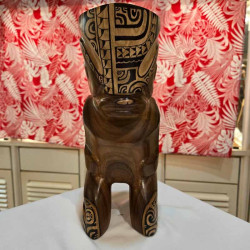 Polynesian Rosewood Marquesan Tiki – Art and Protection