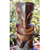 Marquesan tiki in Tou wood - 100% Polynesian craftsmanship I Ventanou