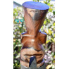 Marquesan tiki in Tou wood - 100% Polynesian craftsmanship I Ventanou