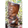 Marquesan tiki in Tou wood - 100% Polynesian craftsmanship I Ventanou