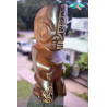 Artisanat Marquisien - Handmade wooden tiki - Polynesian art ventanou