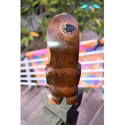 Artisanat Marquisien - Handmade wooden tiki - Polynesian art ventanou