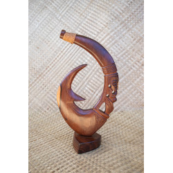 Rosewood Hook Sculpture | Authentic Polynesian Art