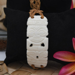 Tiki Bracelet – Moorea Handicraft in Bone and Coconut Fiber