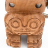 Tiki "Aito" – Hand-Carved Teak Warrior from Marquesas Islands