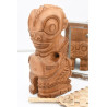 Tiki "Aito" – Hand-Carved Teak Warrior from Marquesas Islands