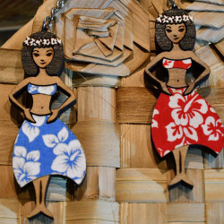 Vahiné Keychain: Polynesian Souvenirs and Gifts