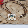 Turtle Necklace – Tahitian Handicraft in Bone and Abalone