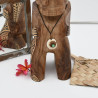 Half-Moon Necklace – Hand-Carved Bone and Abalone | Moorea Art