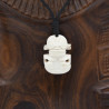 Tiki Necklace – Polynesian Artisanal Jewelry in Hand-Carved Bone