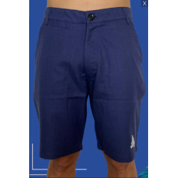 Men’s Indigo Bermuda Shorts in Light Cotton | Ventanou