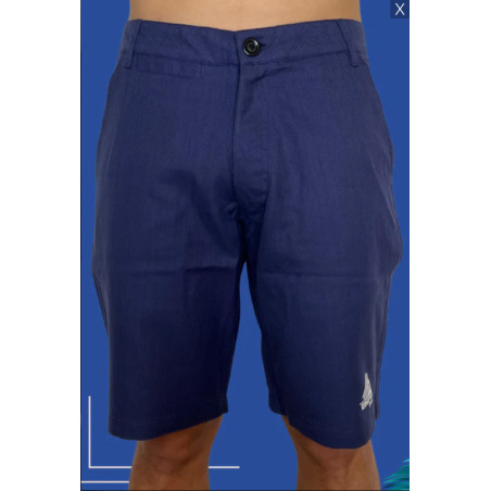 Men’s Indigo Bermuda Shorts in Light Cotton | Ventanou