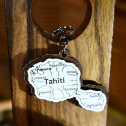 Keyring Tahiti island - Souvenirs of Polynesia on line | Ventanou