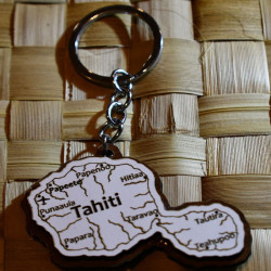 Keyring Tahiti island - Souvenirs of Polynesia on line | Ventanou